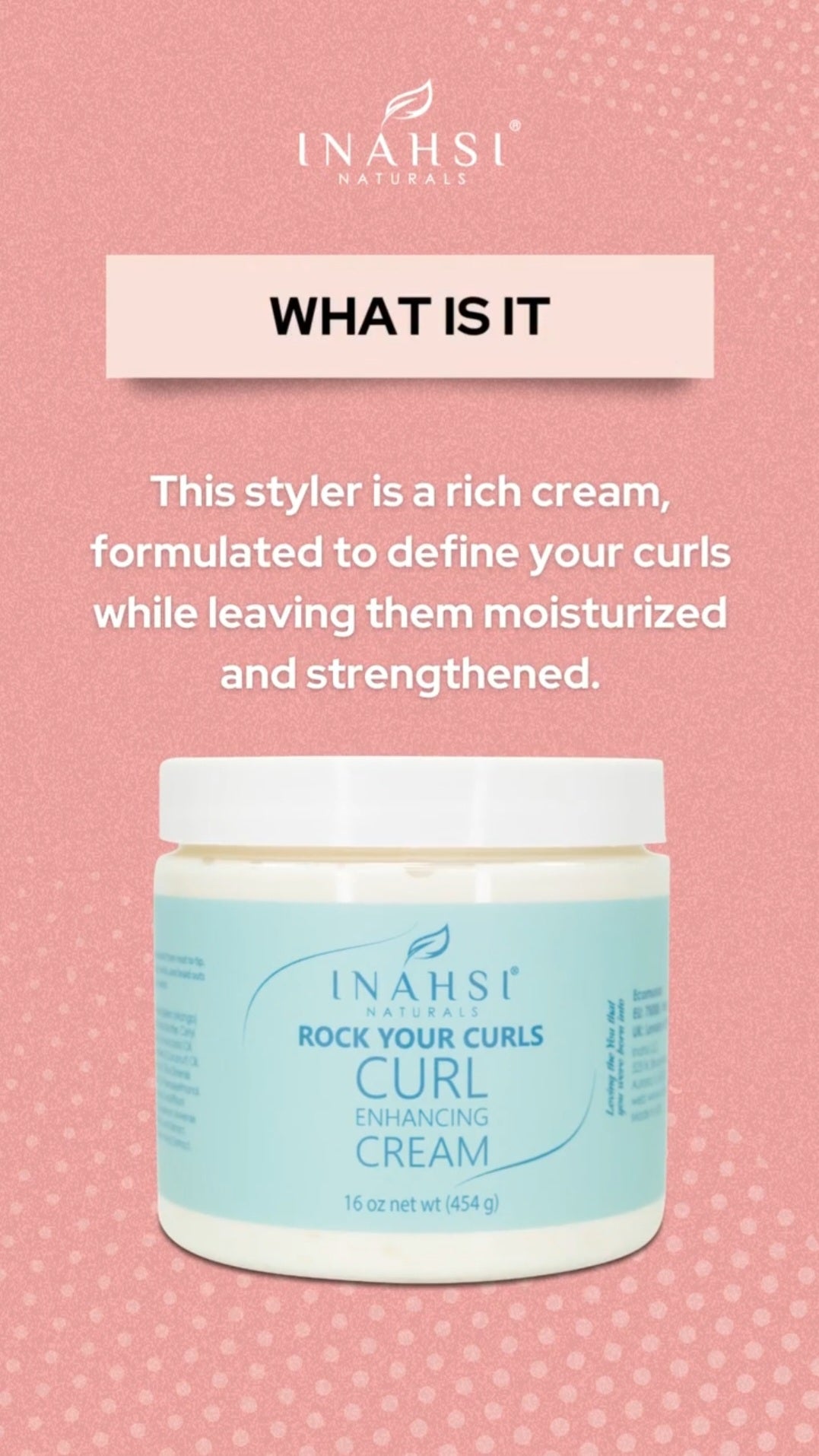 Inahsi Rock Your Curls Enhancing Cream
