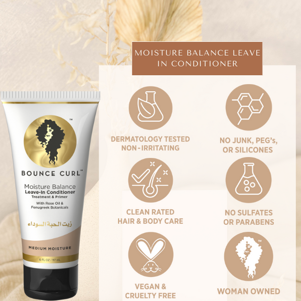 Bounce Curl Moisture Balance Leave-In Conditioner - Treatment, Primer & Styler