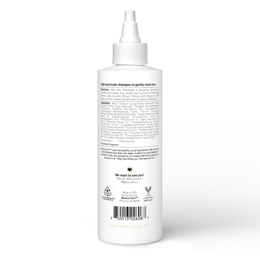 Bounce Curl Enzyme Gentle Clarifying Shampoo 8oz