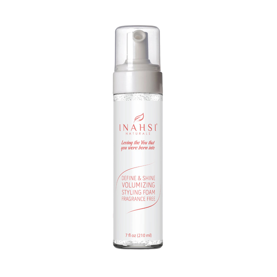 Inahsi Define & Shine Volumizing Styling Foam - Fragrance Free 50 - 207ml