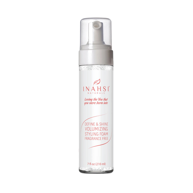 Inahsi Define & Shine Volumizing Styling Foam - Fragrance Free 50 - 207ml