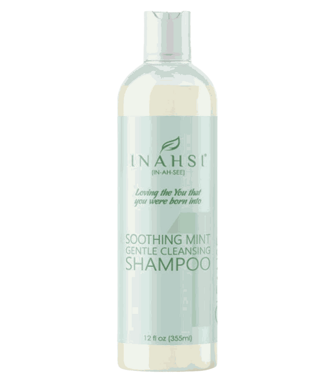 Inahsi Soothing Mint gentle cleansing shampoo with moisturizing peppermint and natural oils