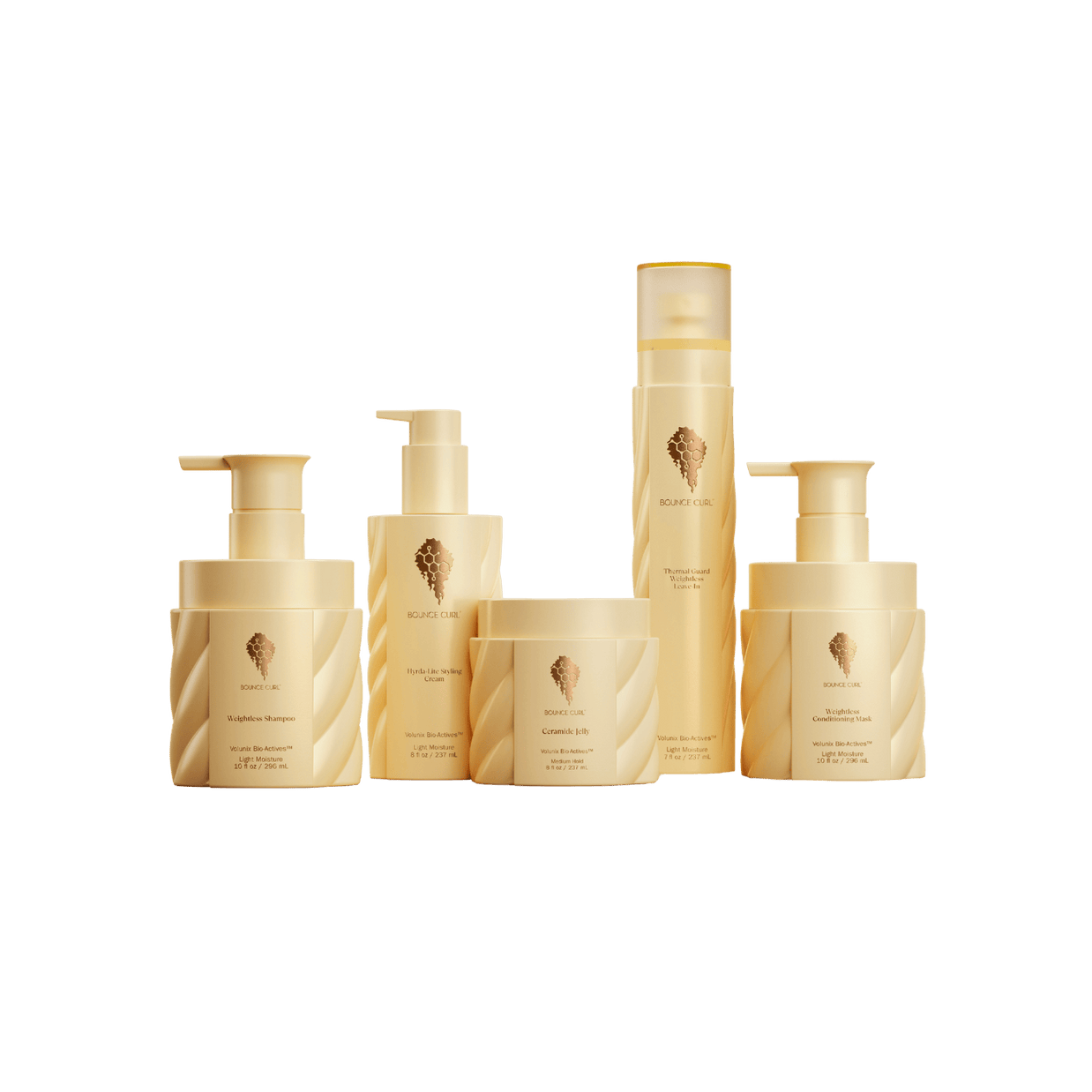 Bounce Curl Weightless Collection lightweight hair products for curly hair