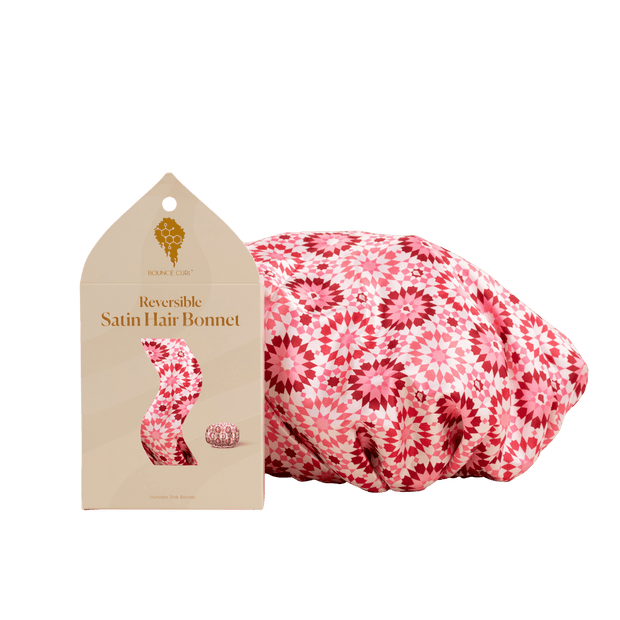 Bounce Curl Reversible Satin Hair Bonnet - 3 Litir