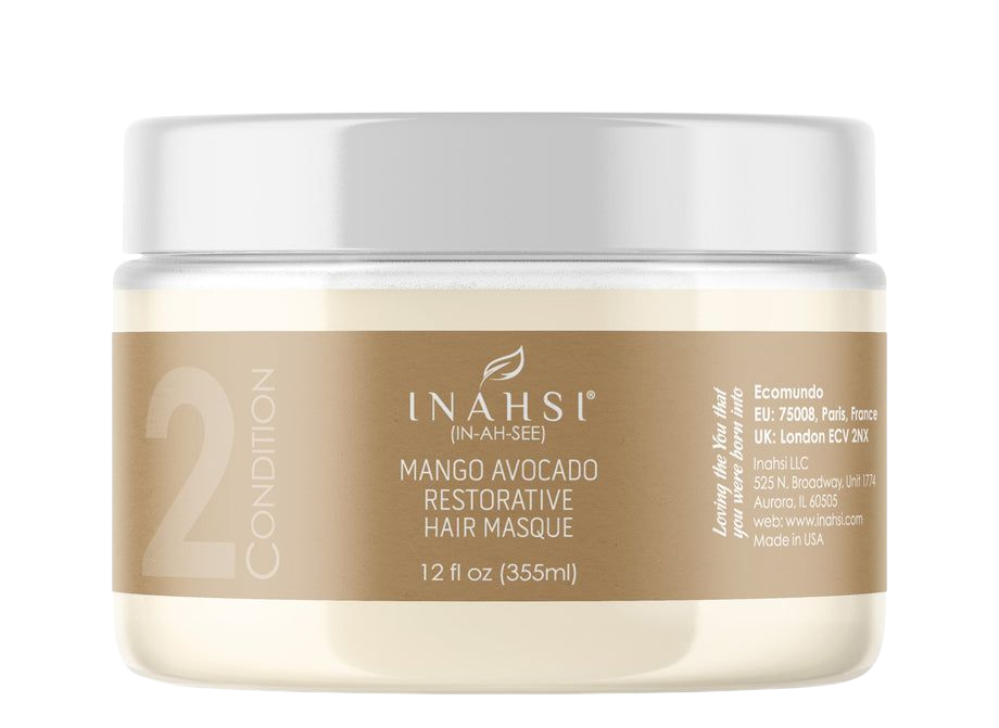 Inahsi Mango Hemp Restorative Hair Masque Deep Conditioner