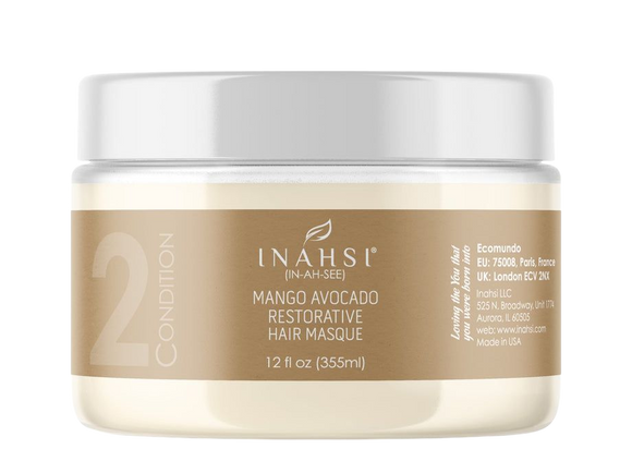 Inahsi Mango Hemp Restorative Hair Masque Deep Conditioner