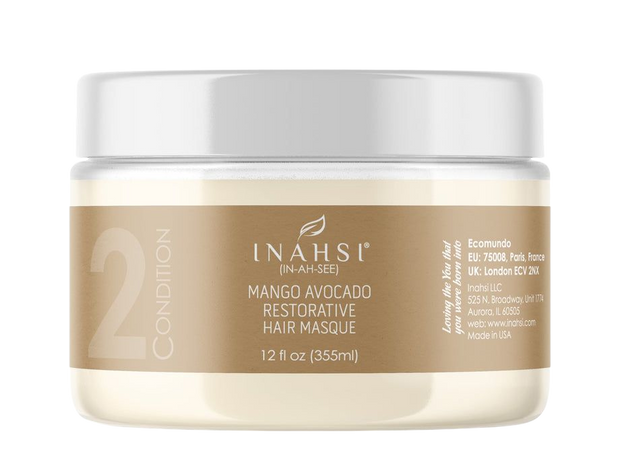 Inahsi Mango Hemp Restorative Hair Masque Deep Conditioner