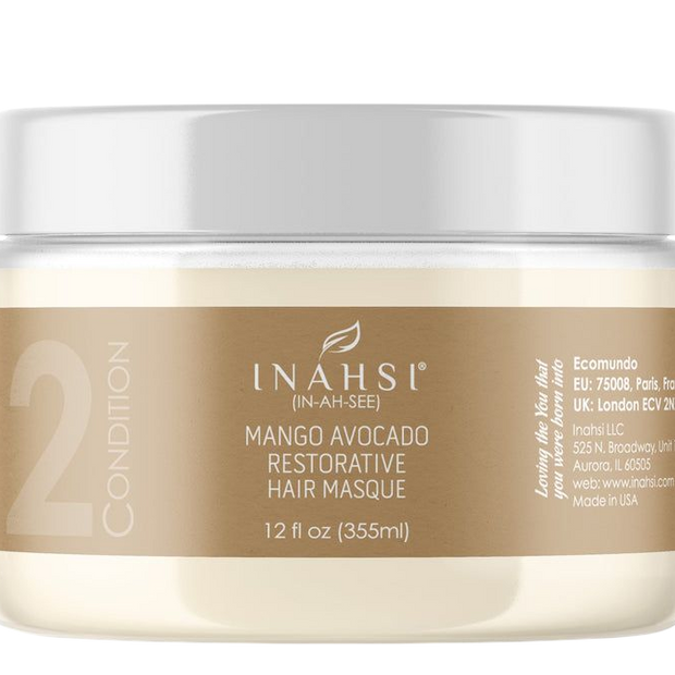 Inahsi Mango Hemp Restorative Hair Masque Deep Conditioner