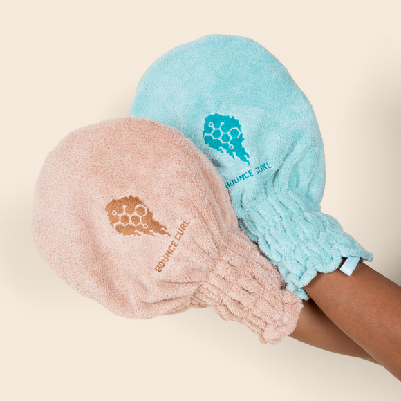 Bounce Curl Hair Drying Mittens