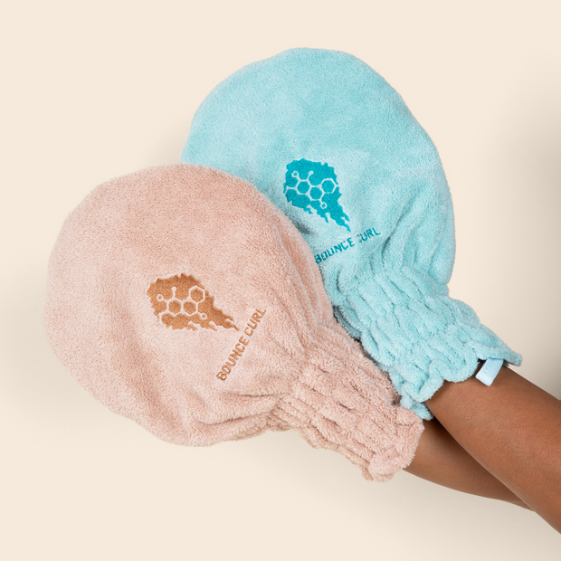 Bounce Curl Hair Drying Mittens