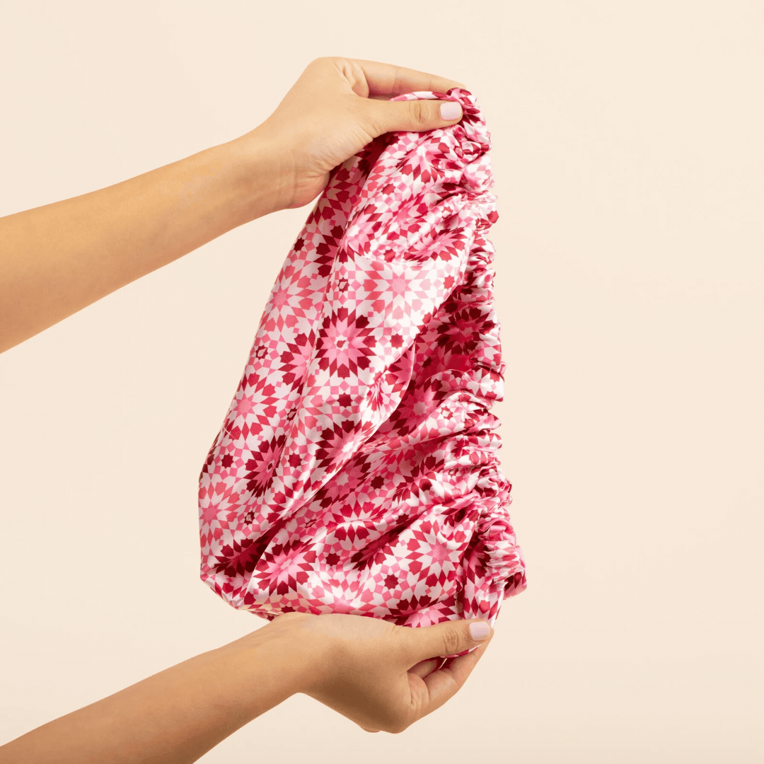 Bounce Curl Reversible Satin Hair Bonnet - 3 Litir
