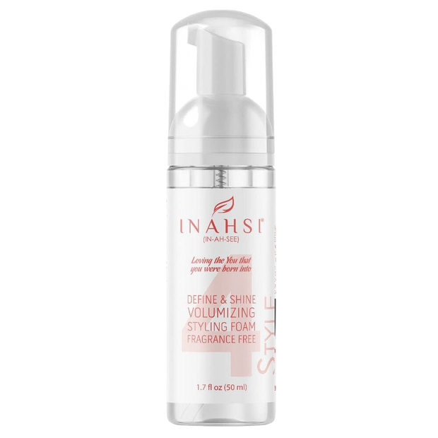 Inahsi Define & Shine Volumizing Styling Foam - Fragrance Free 50 - 207ml