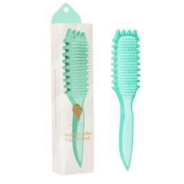Bounce Curl Slick-Flex Define EdgeLift ultra-gentle curl brush with rapeseed oil-infused bristles for delicate, damaged hair
