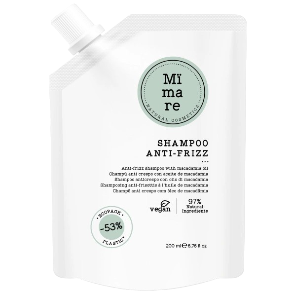 Mïmare Shampoo anti-frizz bottle for smooth, shiny hair care