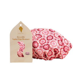 Bounce Curl Reversible Satin Hair Bonnet - 3 Litir
