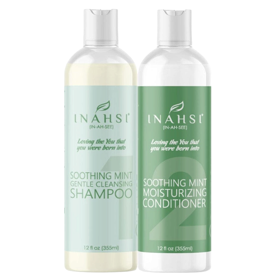 Inahsi Soothing Mint Cleanse & Condition Duo