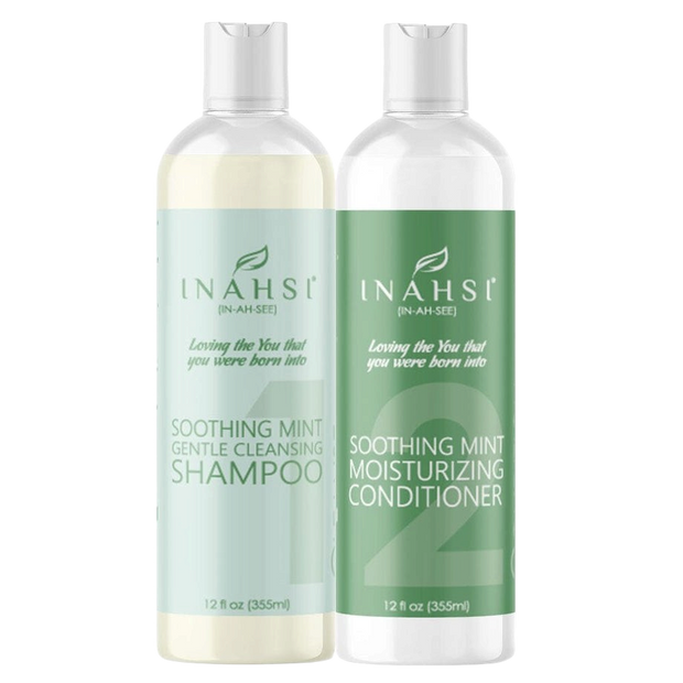 Inahsi Soothing Mint Cleanse & Condition Duo