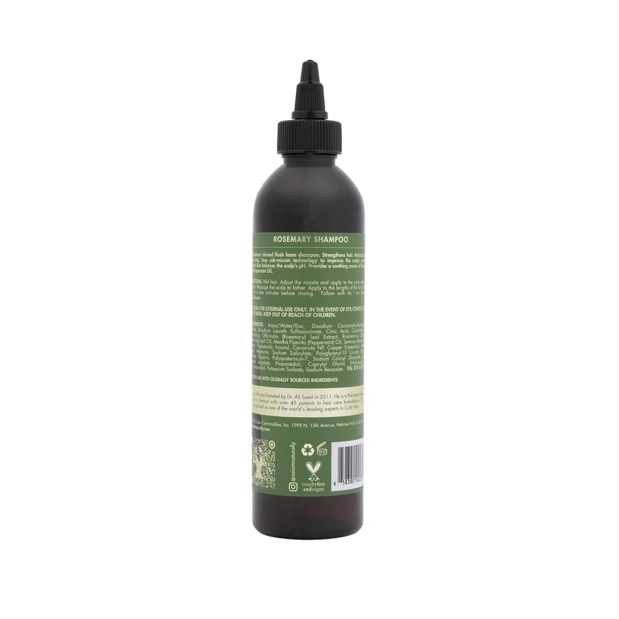 As I Am Rosemary Shampoo 8oz