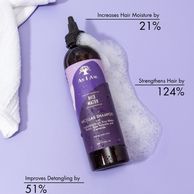 As I Am Rice Water Micellar Shampoo 8oz