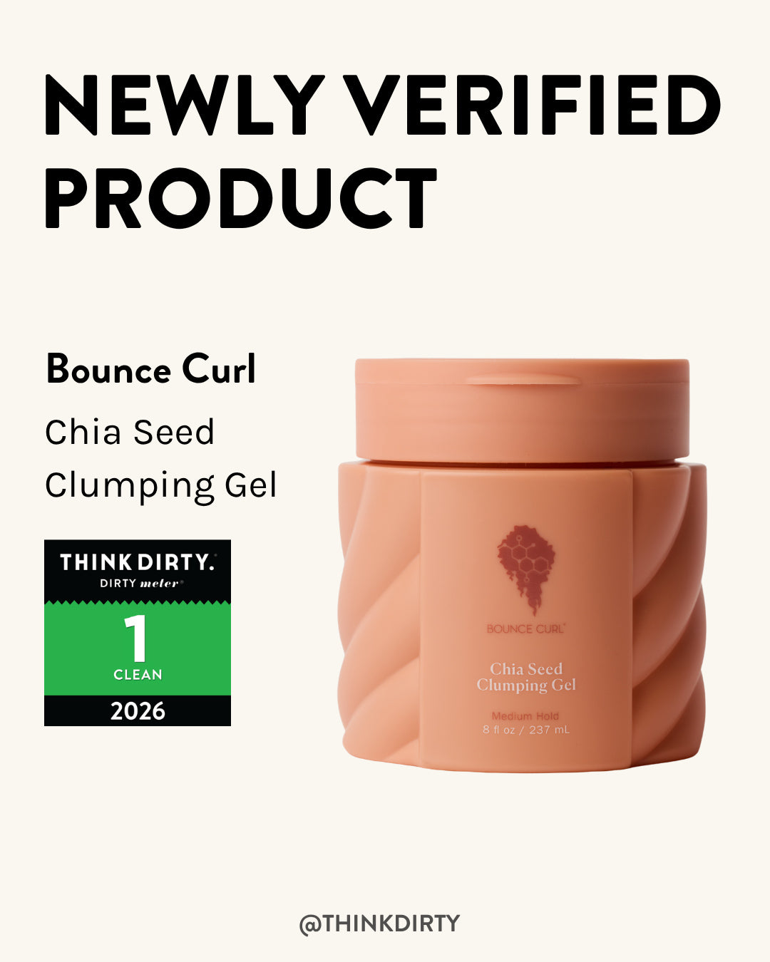 Bounce Curl Chia Seed Clumping Gel