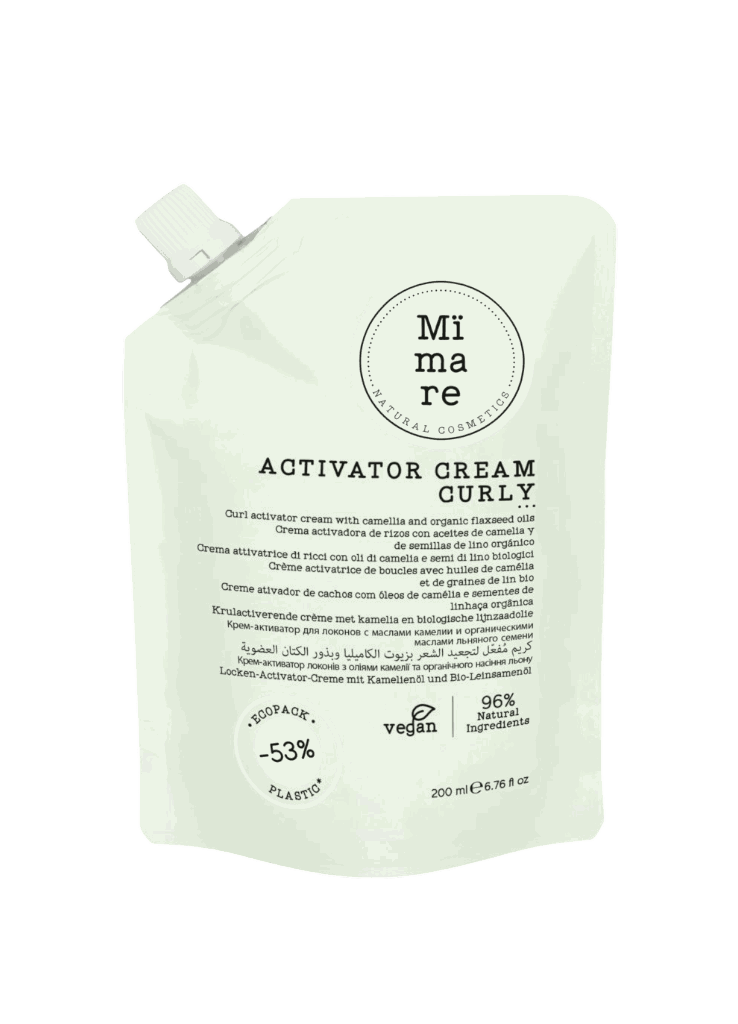 Mïmare Curl Activator cream for soft, well-defined curly and wavy hair with moisture and frizz control