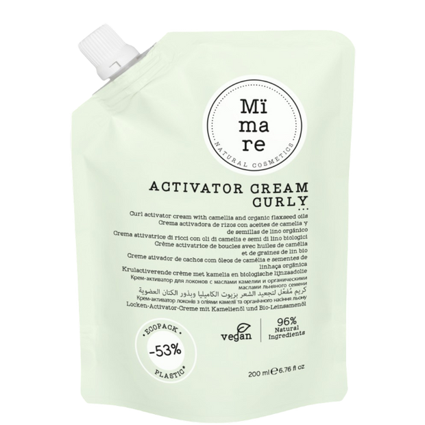 Mïmare Curl Activator cream for soft, well-defined curly and wavy hair with moisture and frizz control