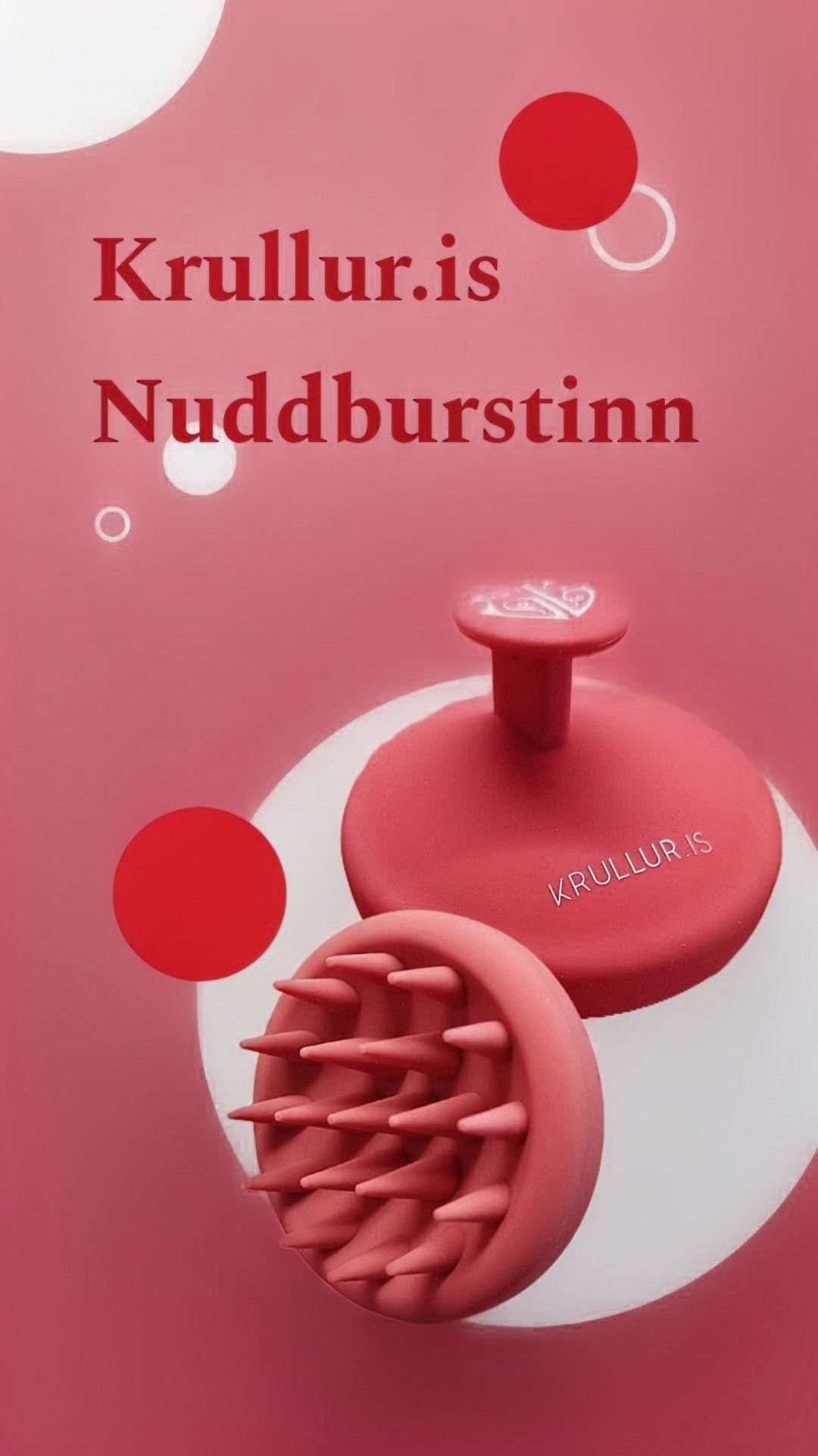 Krullur.is Nuddburstinn
