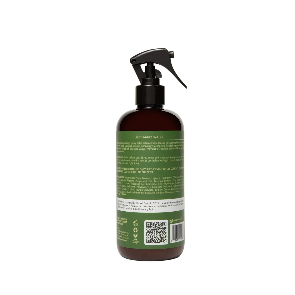 As I Am Rosemary Water 16oz