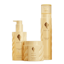 Bounce Curl Weightless Styling Kit for fine and thin hair with lightweight curl care products
