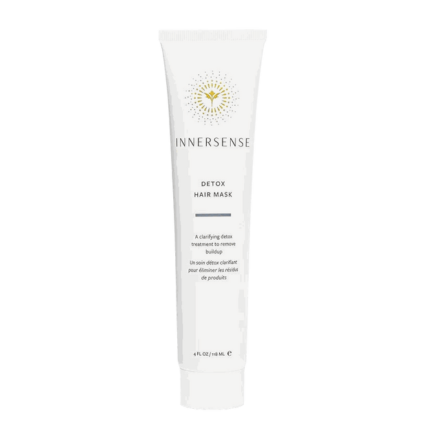 Innersense Detox Hair Mask jar with natural detox ingredients for removing buildup and impurities from hair and scalp