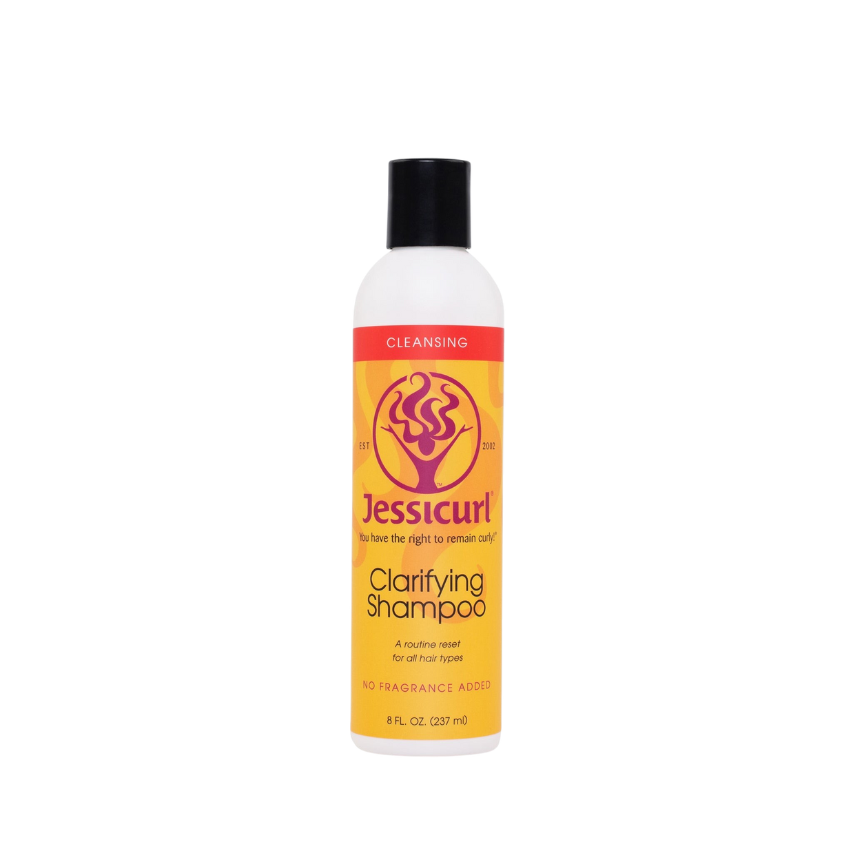 Jessicurl Clarifying Shampoo bottle on white background