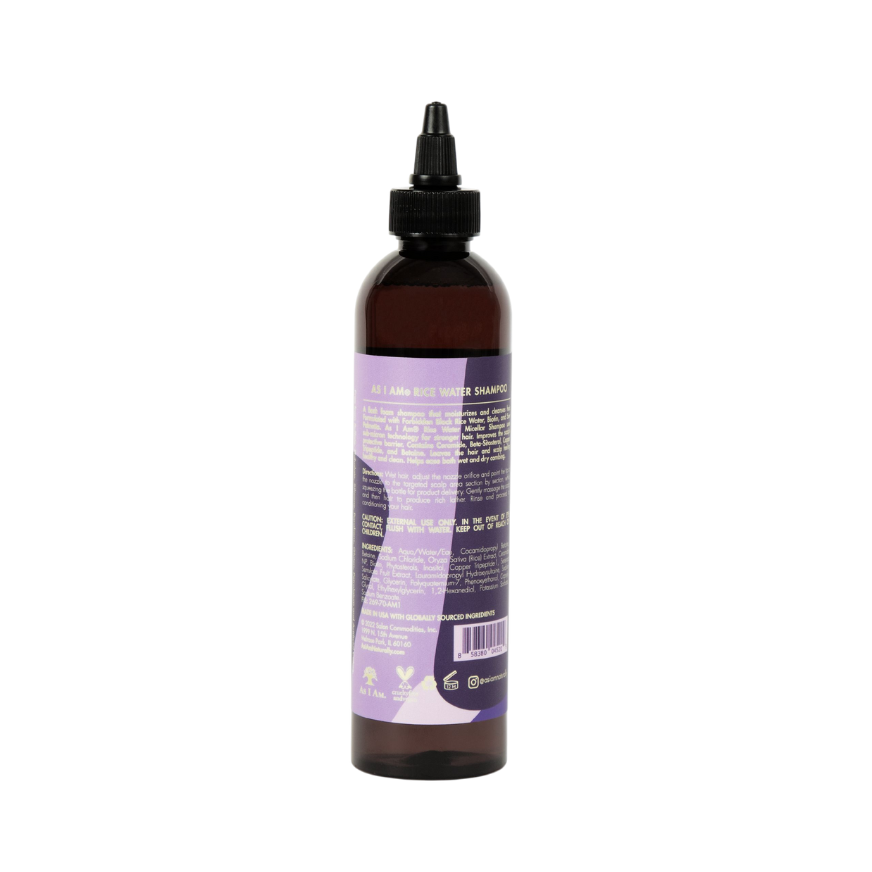 As I Am Rice Water Micellar Shampoo 8oz
