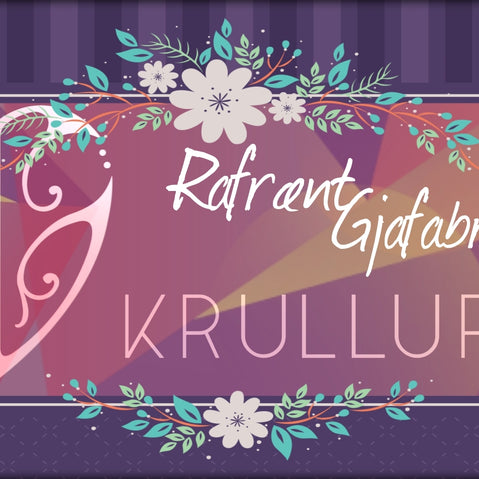 Rafrænt Gjafabréf Krullur.is