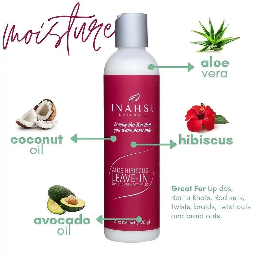Inahsi Aloe Hibiscus Leave-in Conditioner & Detangler