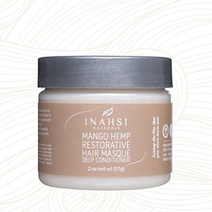 Inahsi Mango Hemp Restorative Hair Masque Deep Conditioner 59ml - 237ml