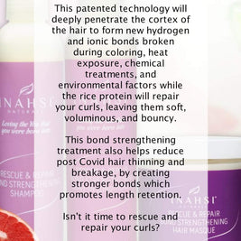 Inahsi Rescue & Repair Bond Strengthening Hair Masque