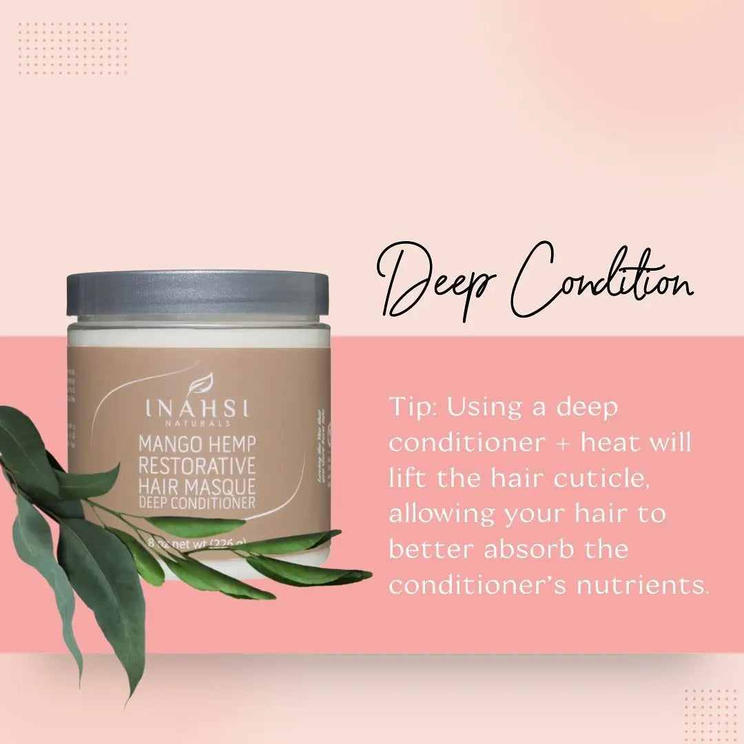 Inahsi Mango Hemp Restorative Hair Masque Deep Conditioner