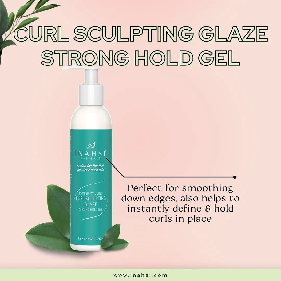 Inahsi Pamper My Curls Curl Sculpting Glaze - Strong Hold Gel