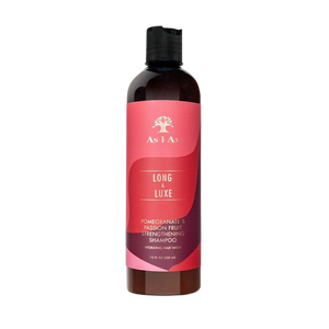 As I Am Long & Luxe Pomegranate & Passion Fruit Strengthening Shampoo 355ml